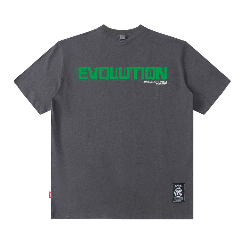 Men T Shirt Spring/Summer Fashion High Street National Fashion Loose