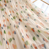 Women Skirt Printed Floral Gauzy Skirt High Waist