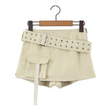 Women Skirt Retro Workwear Short Skirt Women's Skirt Autumn