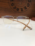 CHH Chrome Hearts Glasses Simple and stylish half-frame titanium frame glasses frame