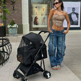 Women Cargo Pants Women Loose Slimming Jeans