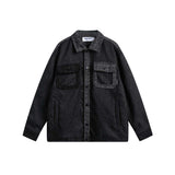 Unisex Jacket Fall Classic Style Splicing Coat Women's Clothing