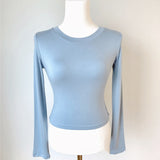 Women Long Sleeve Shirt Short Long Sleeve Top Female Autumn