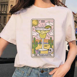 Women's Tarot Card Flower Funny Time Ladies Cartoon Fashion