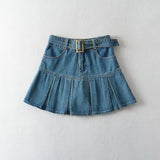 Women Skirt Denim Skirt Women's High Waist Skirt