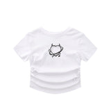 Women T-shirt Short T-shirt for Women Summer