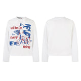 Unisex long-sleeved shirt autumretroloose