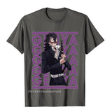 Popular Man T Shirt Retro Name Genya Demon Slayer Leisure