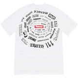 Mens T-shirts 21SS Spiral Tee Swirl Spiral Red Label Gossip box logo Short Sleeve Crew Neck T-shirt