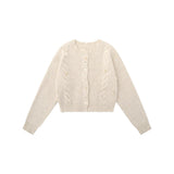 Women Sweater Cardigan Sweater Girls Casual Solid Color Short Spring and Autumn