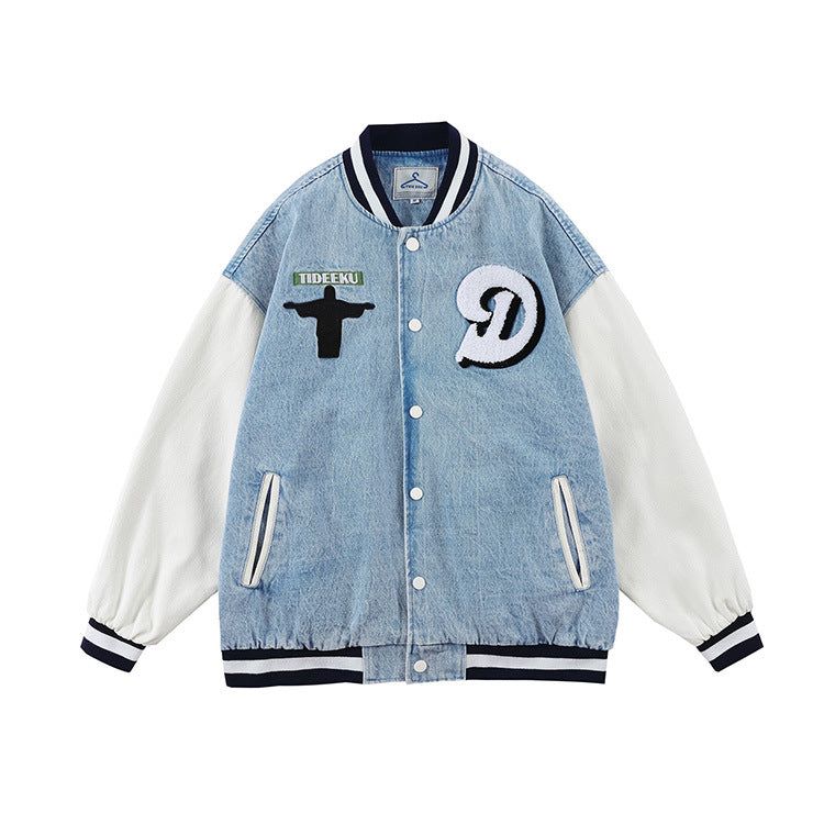 Varsity Jacket Vintage Jacket Baseball Uniform Men's Jacket