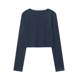 Women Long Sleeve T-Shirt Printed Short-Sleeved T-shirt Women's Spring and Autumn Casual