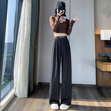 Palazzo Pants Wide-Leg Pants Women's Autumn Loose Straight Drooping Casual Pants