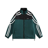 Unisex Jacket Autumn Green and Black Ribbon Jacket