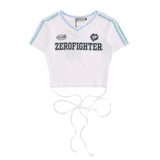 Women T-shirt Letter Printed Short T-shirt Women's Summer Casual