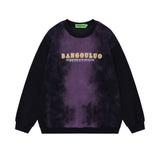 Men Hoodie Sweater Autumn and Winter Letter Printed Loose Long Sleeves round Neck Pullover Men