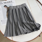 Women Skirt Knitted Skirt Autumn and Winter High Waist Short Skirt