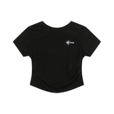 Women T-shirt Short T-shirt for Women Summer Printed Short-Sleeved Top