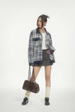 Unisex Jacket Fall Classic Style Stitching Leather Coat