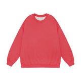 Men Hoodie Crew Neck Sweater Men's Loose and Simple Long Sleeve Pullover