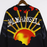 Palm Angle Sweatshirt Palm Angels Letter Printing Long Sleeve Crew Neck Sweater Men and Women