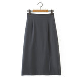 Women Skirt Women's Mid-Length Suit Skirt