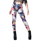 National Flag Day Leggings Spring/Summer Independence Day Clothing Sports Yoga Pants Casual Leggings Women