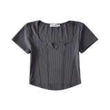 Women T-Shirt Short-Sleeved T-shirt Women's Slim Fit