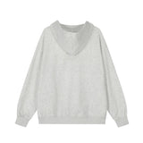 Men Hoodie Metal Decorative Loose Long Sleeve Pullover Hoodie Autumn