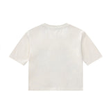Women T-shirt Letter Printed Short T-shirt Casual round Neck