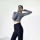 Women's T-Shirt Spring and Autumn Sports Top Short Women's T-shirt
