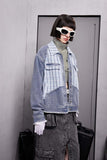 Unisex Jacket Autumn Green and Black Ribbon Jacket