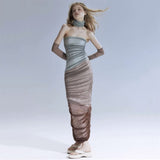 Women Desses Dress Women's Summer Pneumothorax Skirt