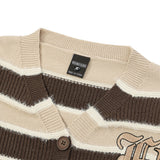 Women Sweater Short Knitted Letter Autumn Leisure Sweater Coat