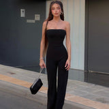 Women Jumpsuit Spring/Summer Fashion Graceful Tube Top Jumpsuit