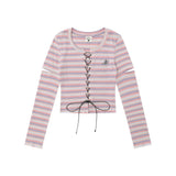 Women Long Sleeve T-Shirt Long Sleeve T-shirt Girls' Spring and Autumn Design Short Top
