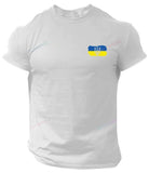 Classic Ukraine Trident Flag Coat of Arms Military Men