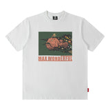 Men T Shirt Printed Short Sleeve T-shirt Men's and Women's Printed Loose