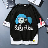 Sally Face T Shirts Supremeforce2022 Adventure Puzzle Solving Costume Sally Face