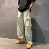 Men Sweatpants Overalls Men's Loose Fashion Brand Vibe Summer Casual Pants