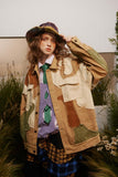 Unisex Jacket Autumn Irregular Splicing Coat Women's Clothing