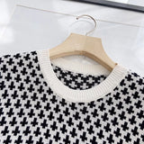 Women T-Shirt Short Sleeve round Neck T-shirt Women's Knitwear Summer