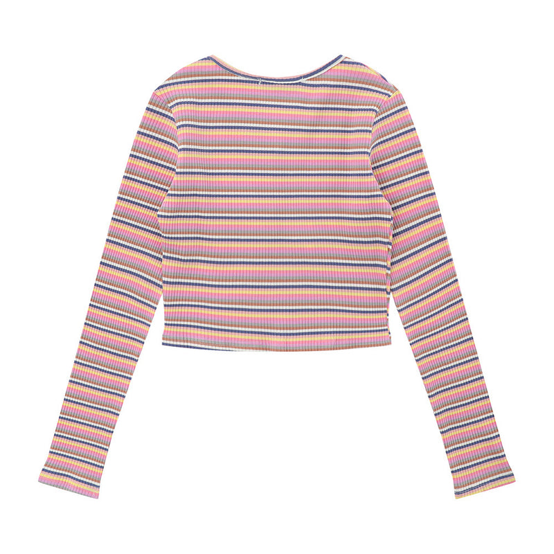 Women Sweater Top Girls Autumn Leisure Short Long Sleeve Pullover