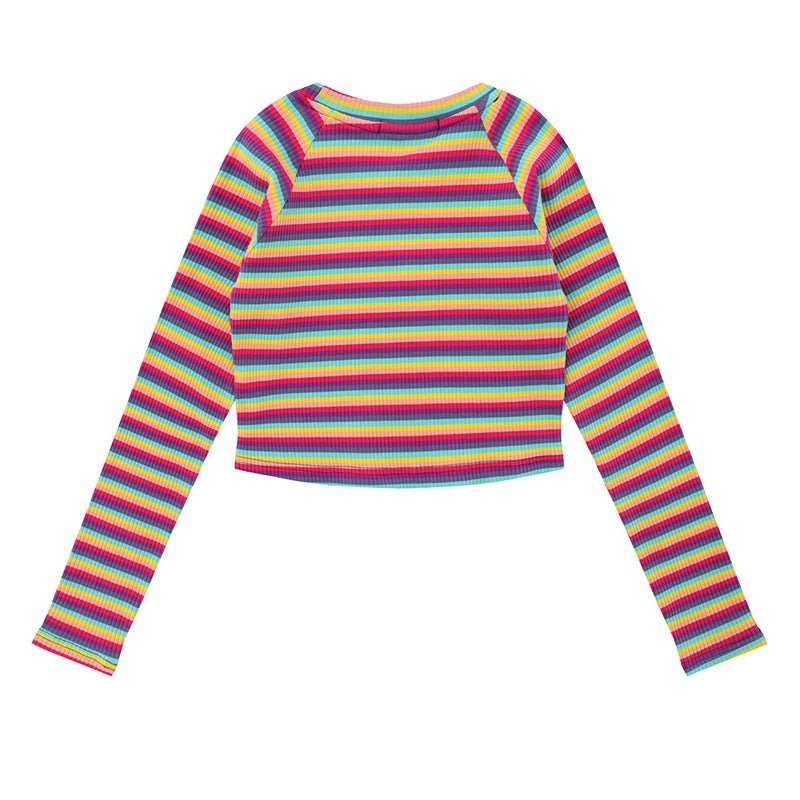 Women Sweater Long Sleeve Sweater O-neck Short Women's Autumn Leisure
