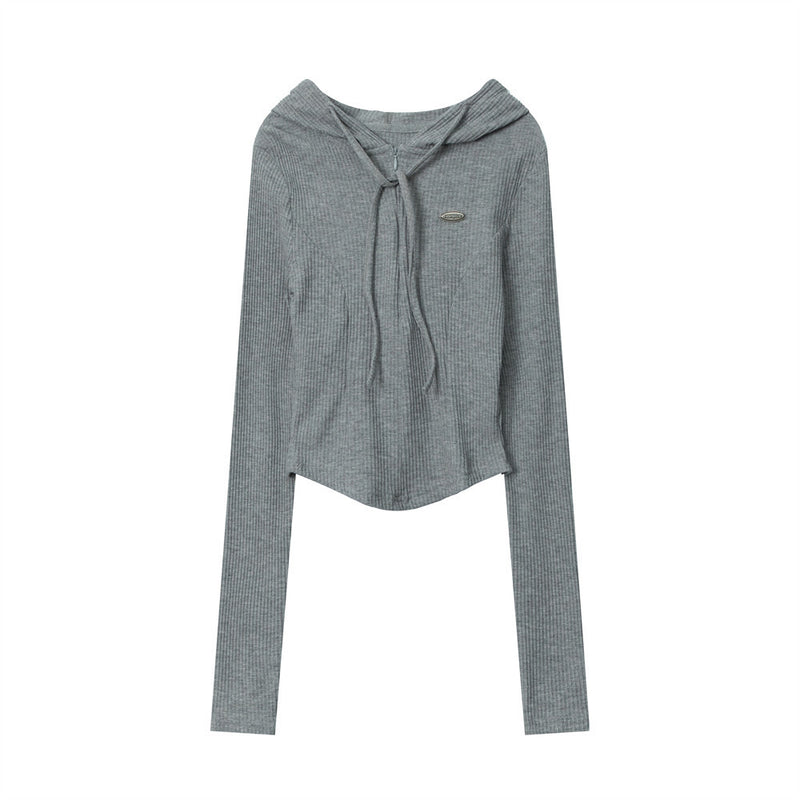 Women Long Sleeve T-Shirt Long Sleeve T-shirt for Girls Spring and Autumn Short Bottoming Top