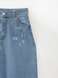 Women Skirt Spring Vintage Denim Skirt Skirt