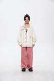 Unisex Jacket Autumn Vintage Embroidered Coat Women's Clothing