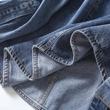 Women T-shirt Denim Shirt Women's Spring and Autumn Loose Casual Top Coat