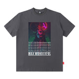 Men T Shirt Printed Short Sleeve T-shirt Men's and Women's Tops
