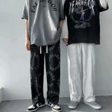 Men Sweatpants Men's Printed Straight-Leg Pants Loose Fashion Brand Casual Pants